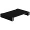 Blok Stax 2G Modular Hi-Fi Stand - Base - Black Glass Shelves / High Gloss Black Sides