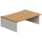 Blok Stax 2G Modular Hi-Fi Stand - Shelf 170 - Natural Ash Plywood Shelves / Satin White Sides