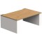 Blok Stax 2G Modular Hi-Fi Stand - Shelf 220 - Natural Ash Plywood Shelves / Satin White Sides