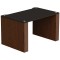 Blok Stax 2G Modular Hi-Fi Stand - Shelf LP - Black Plywood Shelves / Natural Walnut Sides