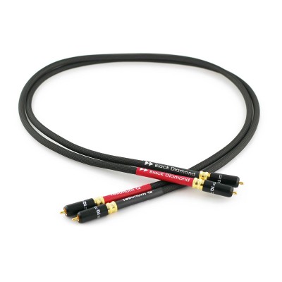 Tellurium Q Black Diamond Stereo RCA Interconnect Cable - 1m