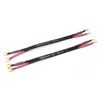 Tellurium Q Black II Speaker Jumper Cables / Links - Spade to Banana (Pair)