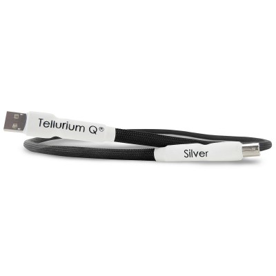 Tellurium Q Silver USB Cable (USB-A to USB-B) - 1m